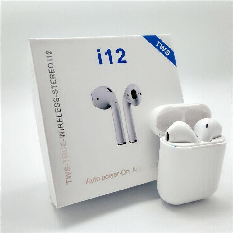 I12 Double Earpods Wireless Bluetooth
