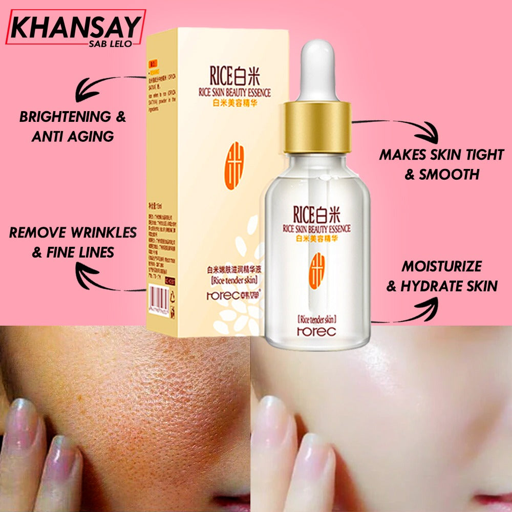 Rorec White Rice Whitening Glowing Face Serum