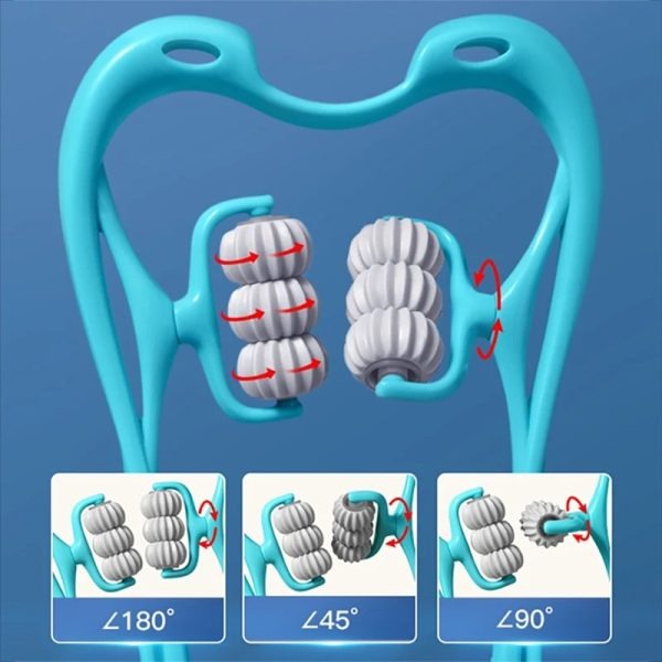 Wheel Pressure Point Neck Massager
