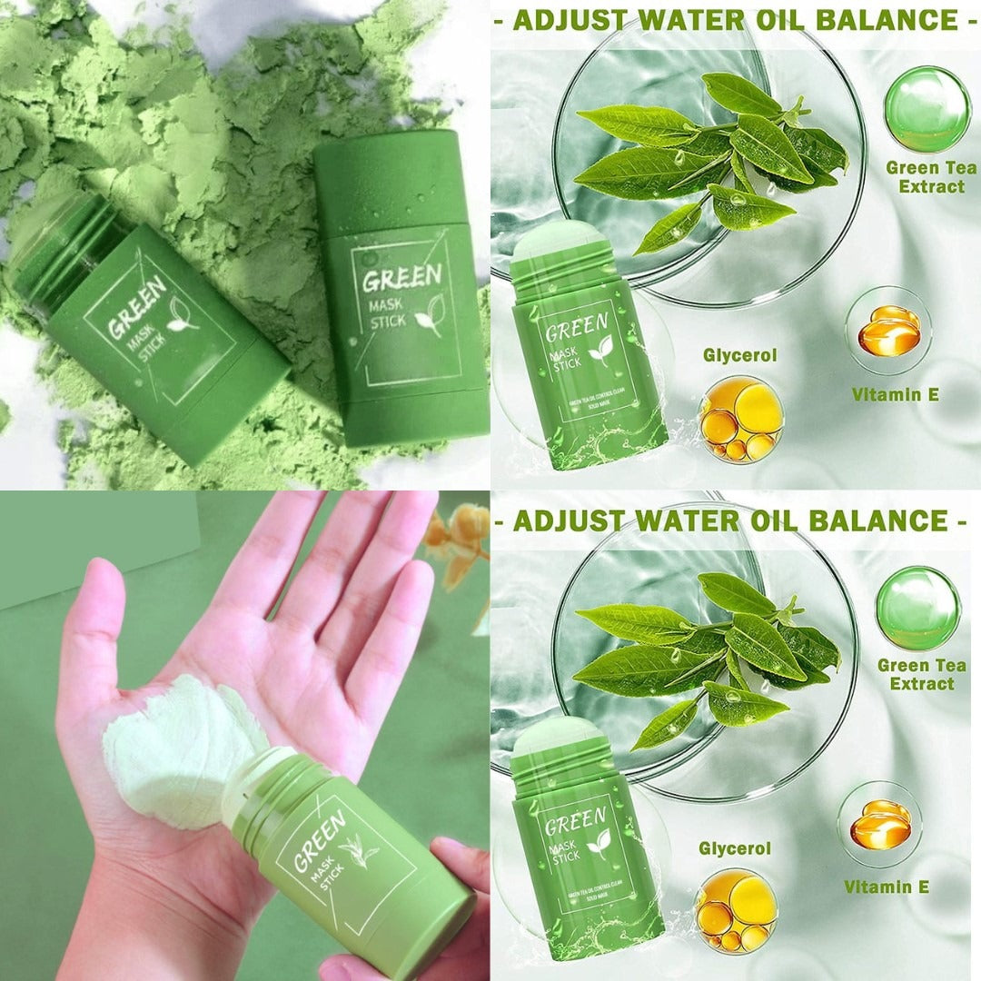 Green Tea Clay Mask Sticks