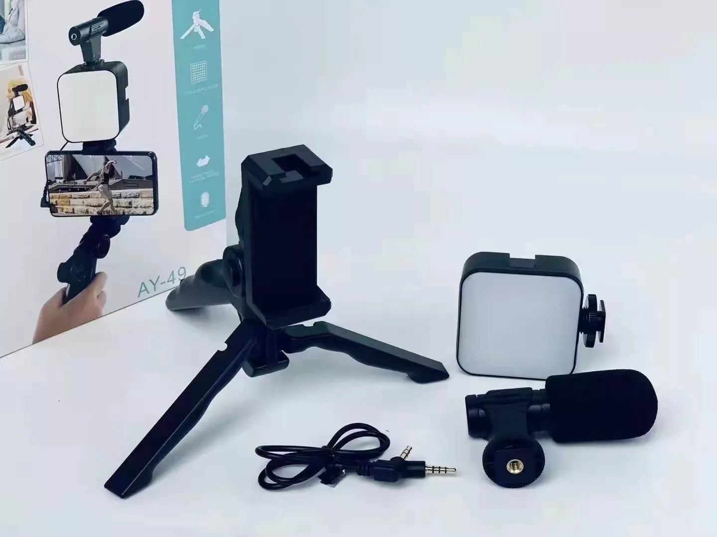 VIDEO-MAKING KIT S846-VLOGGING TRIPOD AY-48