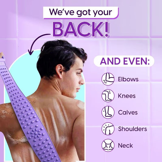 Silicone Back Scrub Bath Shower Pair of 2