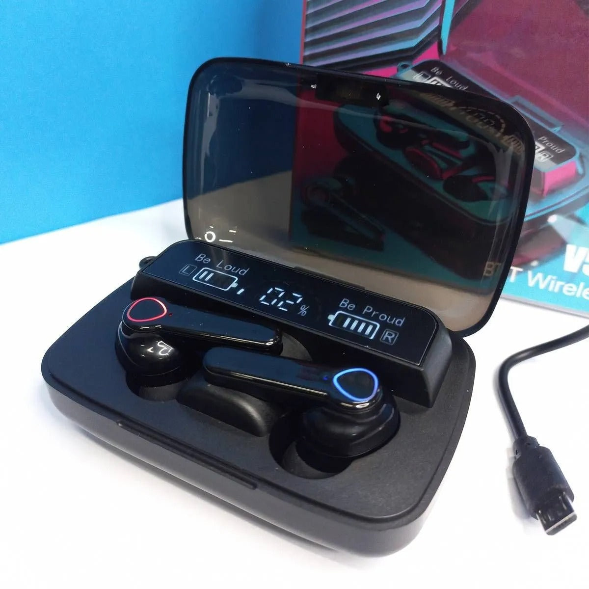 TWS M19 5.0 Wireless Bluetoth Earphones