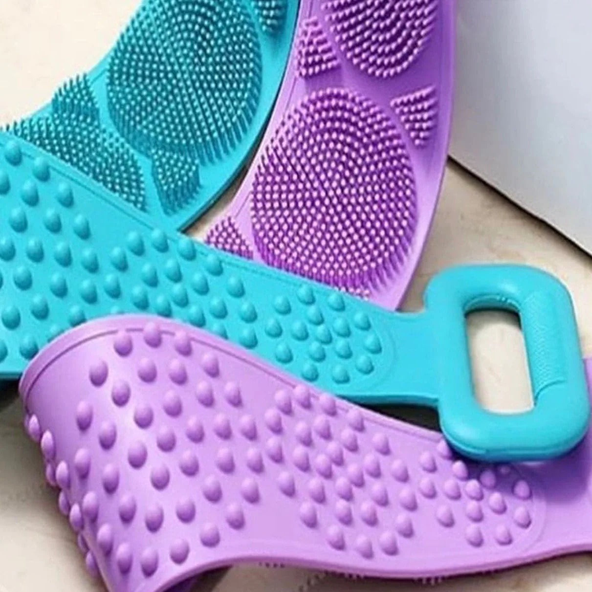 Silicone Back Scrub Bath Shower Pair of 2