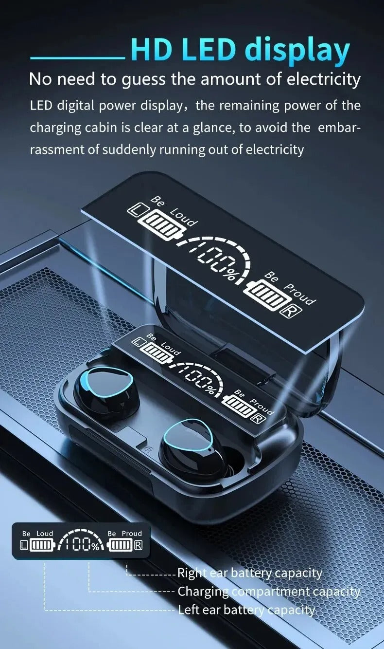 M10 Earbuds TWS Bluetooth Headphones