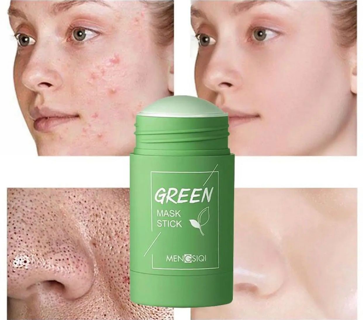 Green Tea Clay Mask Sticks