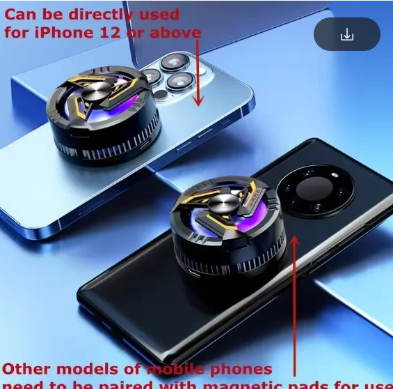 Mobile Radiator GT28 High-Speed Cooling Fan for Mobile Gaming
