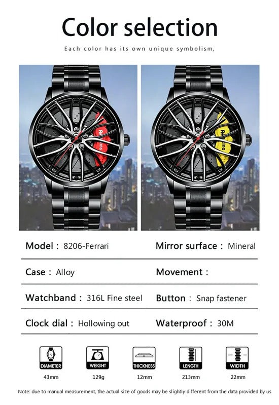 3D Car Hub Design Watch