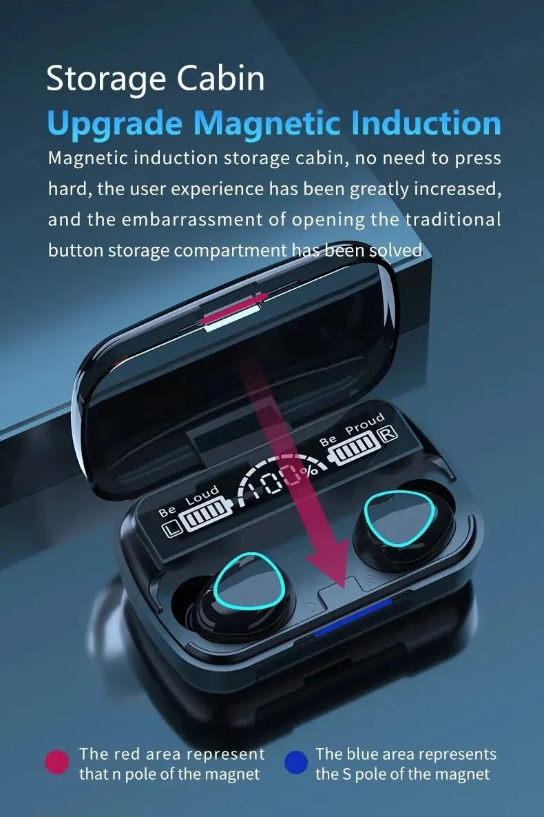 M10 Earbuds TWS Bluetooth Headphones