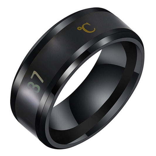 Fashion Sensor Body Temperature Ring Man